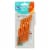 TEPE Interdental Brush Angle Cleaners - Dental Brushes Between Teeth 6 Pk, Orange .45mm Perspective: front