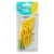 TEPE Interdental Brush Angle Cleaners - Dental Brushes Between Teeth 6 Pk, Yellow 0.7mm Perspective: front