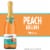 Andre Peach Bellini California Ready to Drink Cocktail Sparkling Wine Perspective: front