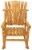 Leigh Country Aspen Single Rocker - Natural Finish Perspective: front