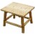 Leigh Country Natural Finish Aspen End Table Perspective: front