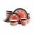 Gibson Casa Stella 16 Piece Dinnerware Plates, Bowls, & Mugs Set, Multicolor Perspective: front