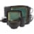 Gibson Elite Ocean Paradise 16Pc Square Glazed Dinnerware Kitchen Dish Set, Jade Perspective: front