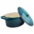 Gibson 7 qt Crock Pot Dutch Oven, Teal Perspective: front