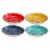 Gibson Color Speckle 4 Piece Stoneware Salad Bowl Dish Set, Assorted Colors Perspective: front