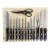 Gibson Home Wildcraft Stainless Steel Cutlery Set with Cutting Board Perspective: front