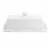 Martha Stewart Ceramic Butter Dish with Lid - White Perspective: front