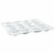 Martha Stewart White Ceramic Deviled Eggs Serving Platter Perspective: front
