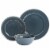 Martha Stewart Reactive Blue Dinnerware Set Perspective: front