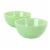 Martha Stewart Jadeite Glass Serving Bowls - 2 Pack - Jade Green Perspective: front