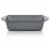 Martha Stewart Gray Nonstick Carbon Steel Loaf Pan Perspective: front