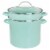 Martha Stewart Stock Pot with Steamer - Aqua Perspective: front