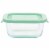 Martha Stewart Glass Food Storage Container with Lid Perspective: front