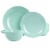 Martha Stewart Melamine Dinnerware Set - Blue Perspective: front