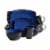 Gibson Elite Soho Lounge 16 Piece Plates, Bowls, & Mugs Dinnerware Set, Blue Perspective: front