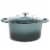 Gibson 7 qt Round Dutch Oven Crock Pot, Grey Perspective: front