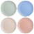 Spice by Tia Mowry Creamy Tahini 4 Piece Dinner Plate Set Perspective: front
