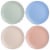 Spice by Tia Mowry Creamy Tahini 4 Piece Dinner Plate Set Perspective: front