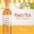 Sutter Home Peach Tea Wine Ready to Drink Cocktail Perspective: front