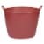 Little Giant 11 Gallon Heavy Duty Farm Bucket Poly/Rubber Flex Tub with Handles Perspective: front