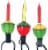 Kurt Adler (#UL1002) UL 7-Light Multi-Colored Bubble Light Set, 11.5 feet long Perspective: front