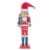 Christmas Santa Calendar Nutcracker Wood Countdown Days C5874 Perspective: front