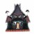 Halloween Monster Light-Up House Paper Fangs Battery Operated Bats Hw1817 Perspective: front