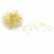 Christmas Gold Ornament Hooks Metal Hanger Display W5308 Perspective: front