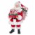 Christmas Santa With Candy Canes Fabriche Backpack Sweet Treats Fa0172 Perspective: front