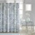 Madison Park Isla Cotton Printed Shower Curtain Blue 72x72 Perspective: front