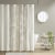 INK+IVY Imani Tufted Chenille 100% Cotton Shower Curtain, Ivory - 72x72 Perspective: front