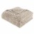 Burlington Berber Blanket Tan Full/Queen Perspective: front