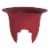Bloem 7501596 12 in. Dia. Resin Planter, Burnt Red Perspective: front