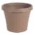 Bloem 450105-1001 10 in. Terra Pot Planter, Chocolate Perspective: front