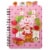 Inkology® Strawberry Shortcake 4 Tab Journel Perspective: front