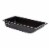 Shappell Laker JS1 Jet Molded Polyethylene Ice Fishing Snow Sled with Runners - Black Perspective: front