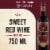 San Antonio Specialty Cardinale California Sweet Red Wine Perspective: front