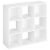 ClosetMaid® Stackable Cubeicals 9-Cube Storage Organizer, White Perspective: front