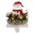 Christmas Led Snowman Stocking Holder Acrylic Holly Garland Glitter 31251 Perspective: front