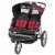 Baby Trend Expedition Lightweight Jogging Double Baby Stroller, Centennial Perspective: front