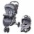 Baby Trend Sky View Plus Folding Infant Carseat Stroller Travel System, Bluebell Perspective: front