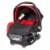 Baby Trend Ally Newborn Baby Infant Car Seat Travel System with Cover, Mars Red Perspective: front