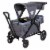 Baby Trend Expedition 2 in 1 Push or Pull Stroller Wagon Plus w/ Canopy, Grey Perspective: front