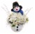 Winter Combo Mixed Flowers in Vase Perspective: front