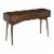 Copenhagen Console Table in Walnut Brown Finish Perspective: front