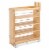 Rev-A-Shelf 448-BCSC-8C 8 Inch Base Pullout Soft Close Cabinet Storage Organizer Perspective: front