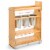 Rev-A-Shelf 8 Pull Out Kitchen Cabinet Organizer w/Utensil Holder, 448UT-BCSC8C Perspective: front