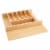 Rev-A-Shelf 4WCT-3 Tall Wood Cutlery 9 Compartment Tray Cabinet Insert, Maple Perspective: front