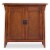 Leick Favorite Finds Mission Hall Stand in Russet Perspective: front