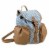 Bodhi Drawstring Flap Backpack - Polka Dots Perspective: front